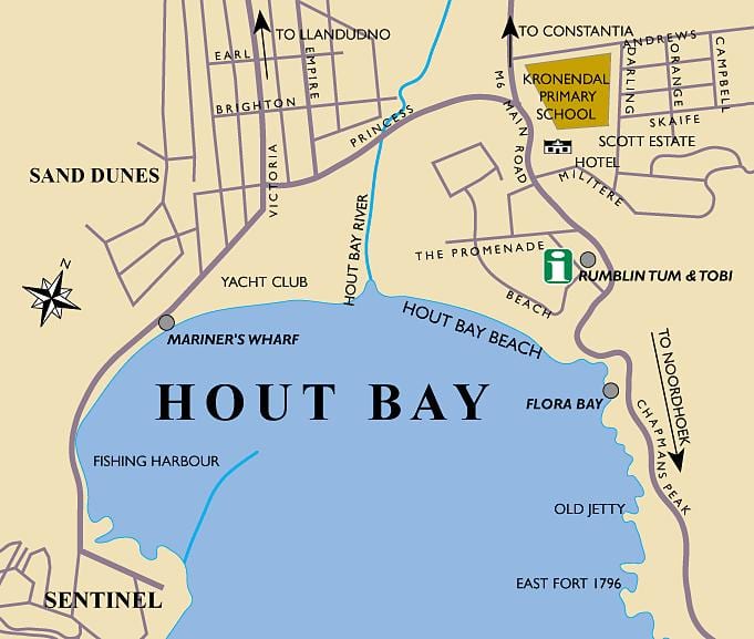 žemėlapis hout bay žemėlapis keiptaunas