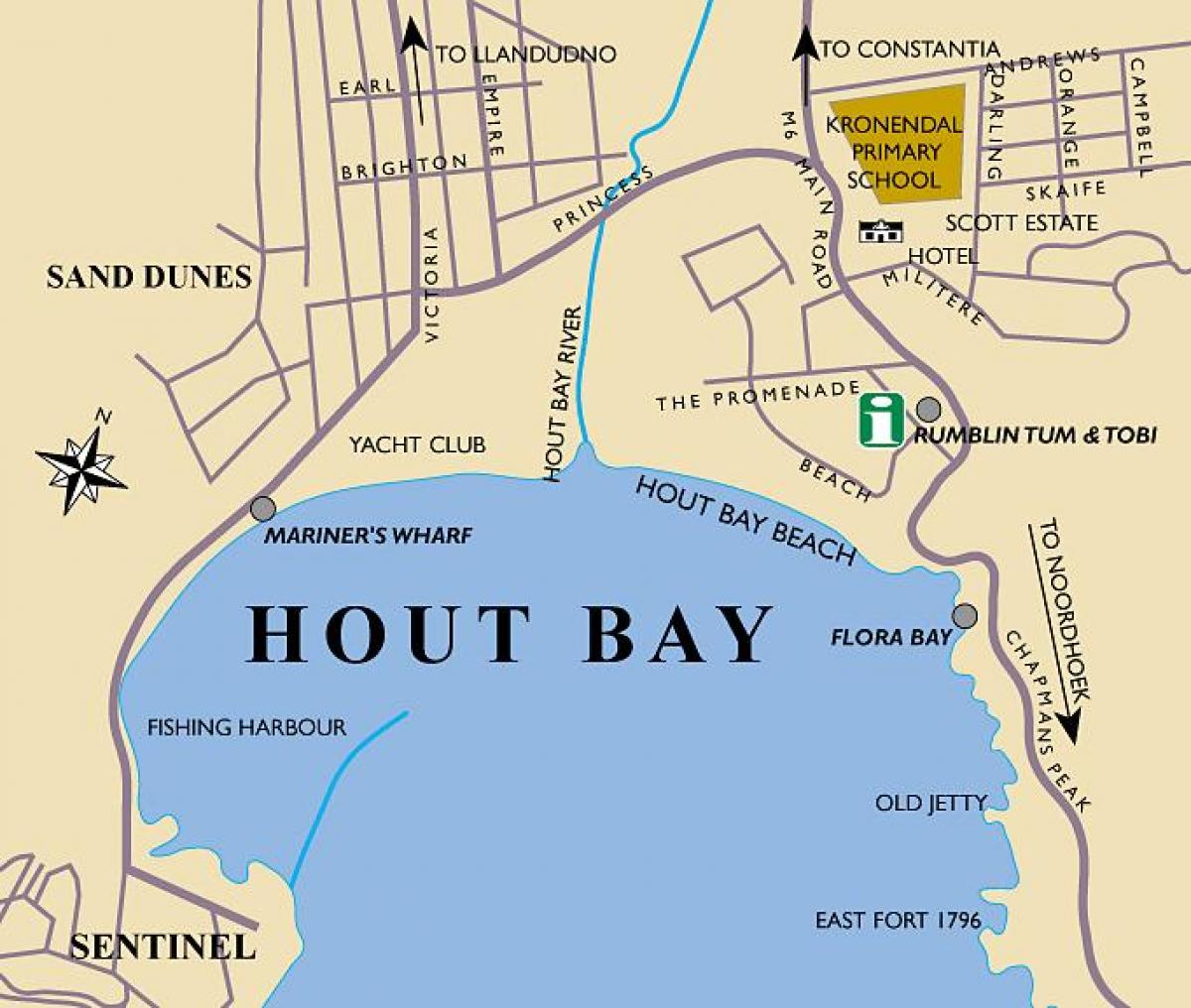 žemėlapis hout bay žemėlapis keiptaunas