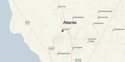 Žemėlapis atlantis keiptaunas 