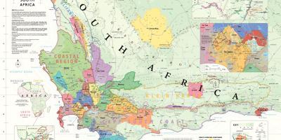 Žemėlapis franschhoek rūsiai