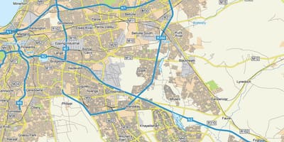 Žemėlapis delfto keiptaunas