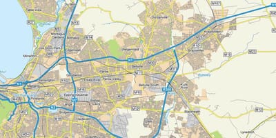 Žemėlapis gatvių žemėlapis bellville keiptaunas