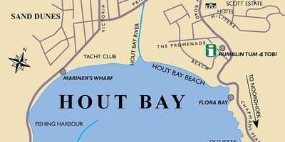 Žemėlapis hout bay žemėlapis keiptaunas