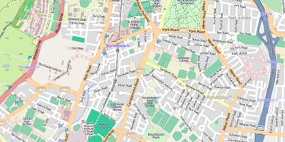 Žemėlapis rondebosch keiptaunas