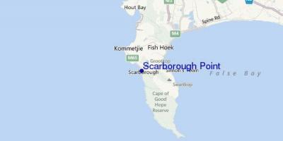 Žemėlapis scarborough keiptaunas