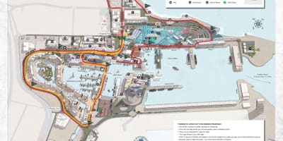 Žemėlapis v&a waterfront centras