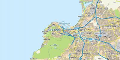 Žemėlapis capetown